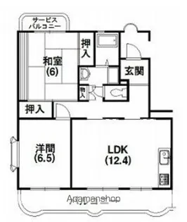 静岡県浜松市中央区恩地町【マンション】の間取り
