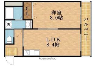 メゾン・ド・フォンティーヌ【302号室】の間取り