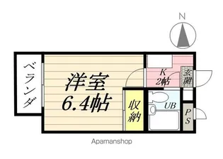 ザ・ハウス鶴見市場【2階】の間取り