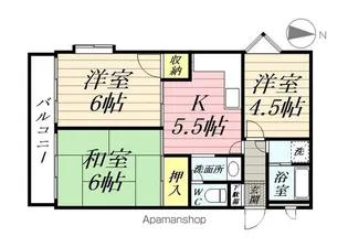 カネコハイツ【2階】の間取り