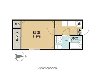 サザンパラダイス【1021号室】の間取り