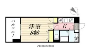 サヴォイ ラ・マリナ ドゥ ハカタ【14階】の間取り