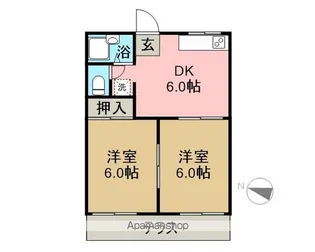 アベニュー本郷【101号室】の間取り