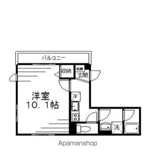 ローズコート日本橋茅場町【4階】の間取り
