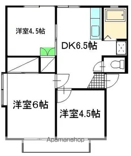 ミキコーポ【201号室】の間取り