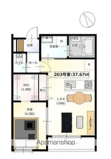 KAHALE青戸【1階】の間取り