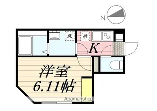 カインドネス稲毛【201号室号室】の間取り