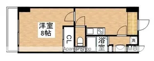 ALPHA PLAS BLD.【6階】の間取り