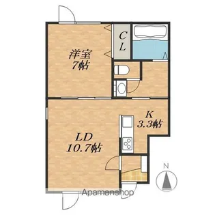 ルミエール【1階】の間取り