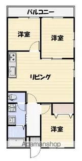 アゼリアハイツ【4階】の間取り