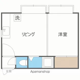 サンコート栄通13B【2階】の間取り