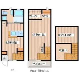 ALTAIR【1階】の間取り