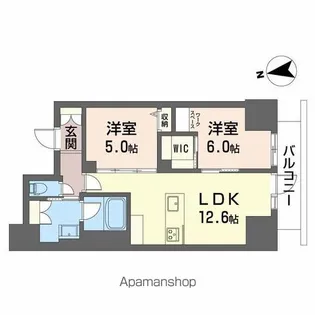 ナナアーク荒町【9階】の間取り