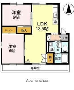 セントラルハイツ今村・【1階】の間取り
