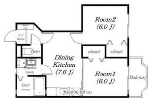 瀬田北壱番館【105号室】の間取り