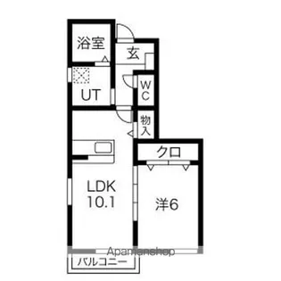 ドリームハウスK A【1階】の間取り