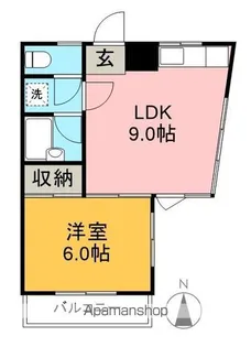 レジデンス司【2階】の間取り
