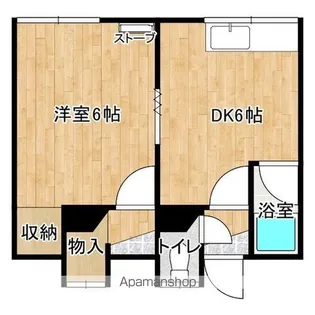 第4富士荘【1号室】の間取り