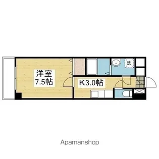 YUMESOUビル【102号室】の間取り