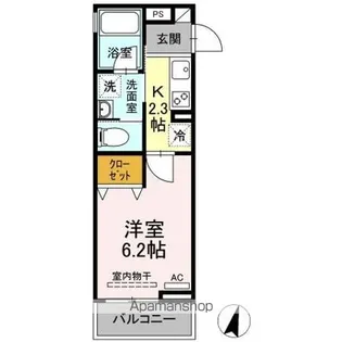 アイウェル湘南台【2階】の間取り