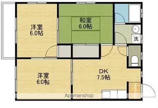 フェレスタ内宮【202号室】の間取り