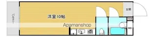 ロマネスク渡辺通南【205号室】の間取り