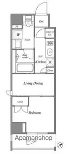 レジデンス門前仲町スクエア【7階】の間取り