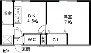 第1TOKI(トキ)【125号室】の間取り