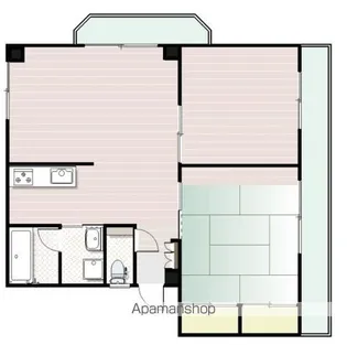 長友マンション【2階】の間取り