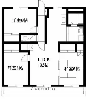 サンジェルマンⅢ【1階】の間取り