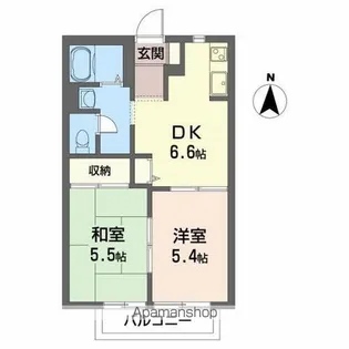 サンクスE【1階】の間取り