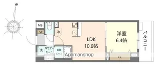 ウエサカ ステューディオ【1階】の間取り