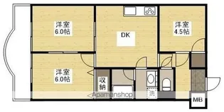サンライフあけぼの【3階】の間取り