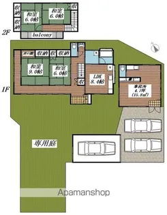 茨城県神栖市神栖1丁目【一戸建】の間取り