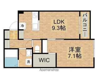 ベルリード堺南島【301号室】の間取り