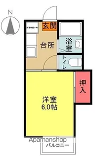 めぐみハイツ【203号室】の間取り