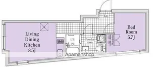 東京都中野区南台3丁目【マンション】の間取り