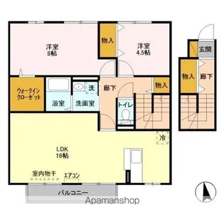 メイユール マチハタ【2階】の間取り