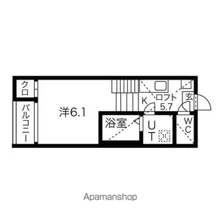 アジュール鶴舞【101号室号室】の間取り