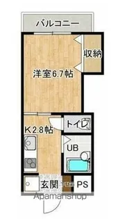 インペリアル志津川【3階】の間取り