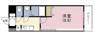 スプランディッド京橋EAST【6階】の間取り