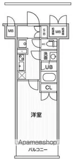 LUNIQ高島平【7階】の間取り