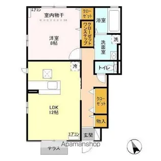 イカルトップ A【1階】の間取り