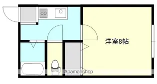 ミシェル在府【1階】の間取り