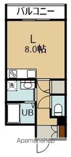 ジュエルタウン末広【303号室】の間取り