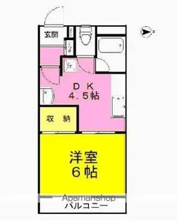 ドミールアカクラ【305号室】の間取り