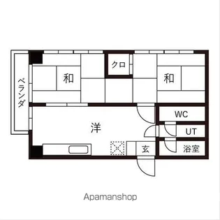 K’Sビル【401号室】の間取り