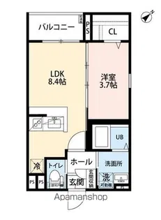 ROBOT HOME 今宿Ⅱ【2階】の間取り