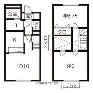 リジエールD【1階】の間取り