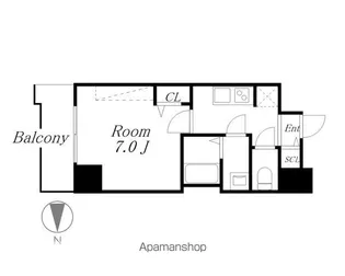 プレサンス高畑ルミア【13階】の間取り